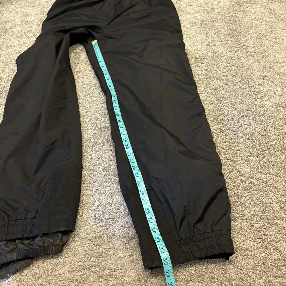 VINTAGE The North Face Black Pants Side Zip Off Mountain Outdoor Skiing M-XL Tag